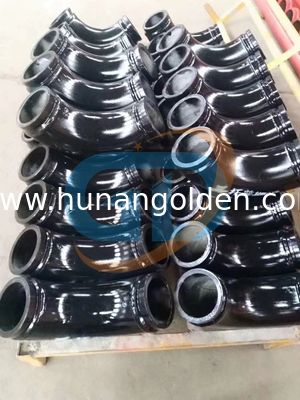 Wear Resistant Concrete Pump Delivery Pipe 90 Degree Concrete Pump Elbow
