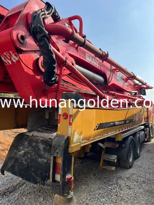 Sany Used Concrete Pump Truck 62m Truck Mounted Concrete Pump Second Hand
